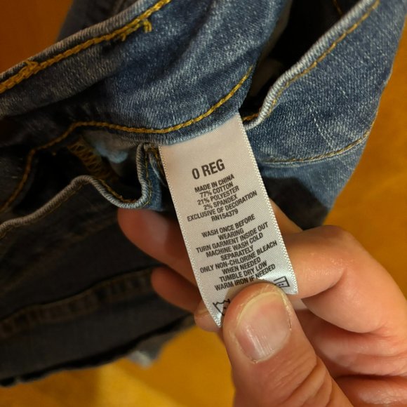 Aeropostale High Wasted Jeggings Distressed‎ Size 0 - Picture 14 of 14